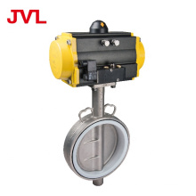 JL600-D1/C7 Pneumatic Soft seal worm gear butterfly valve